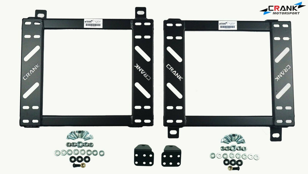 2x Crank Motorsport LandCruiser 80 Series Seat Rail Adapter – Suit BRIDE RECARO SPARCO – Heavy Duty Seat Mount Brackets