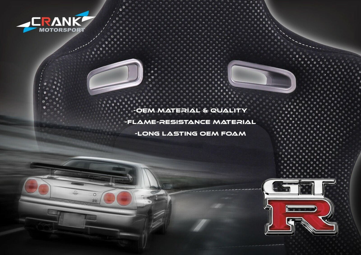2x Crank Motorsport Nissan Skyline R34 GTR Vspec II Style Interior Combo Package – ADR Approved, AU Stock