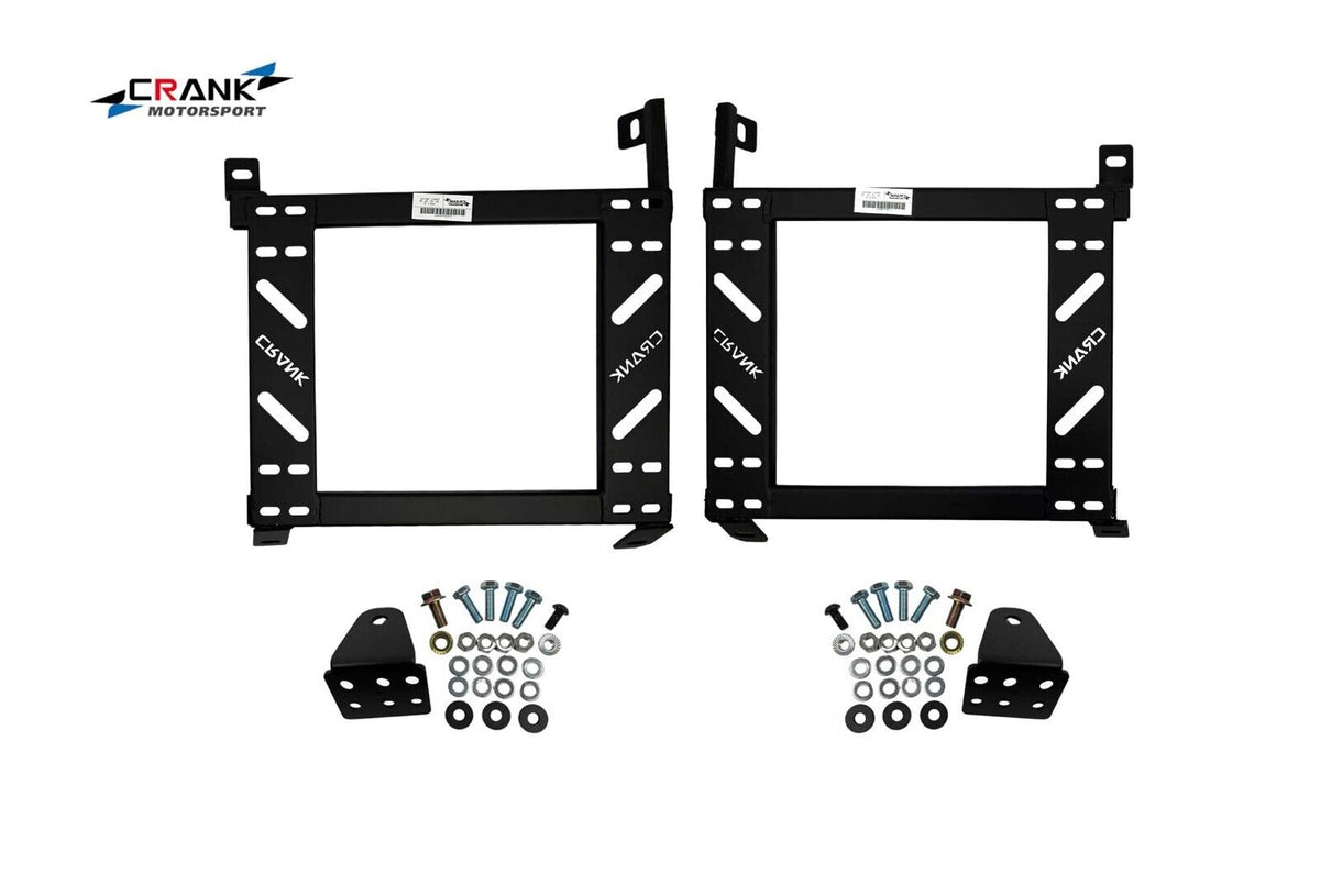 2x Crank Motorsport Subaru Impreza GE / GV / GH / GR / GK / GT Seat Adapter Rail – BRIDE / RECARO Compatible (2008–2015)
