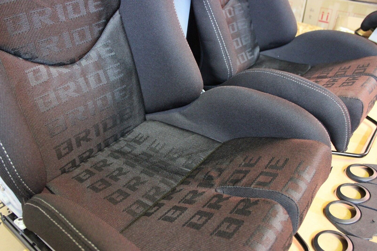 2x Bride Stradia Black Fiberglass Recliner Seats – ADR Approved