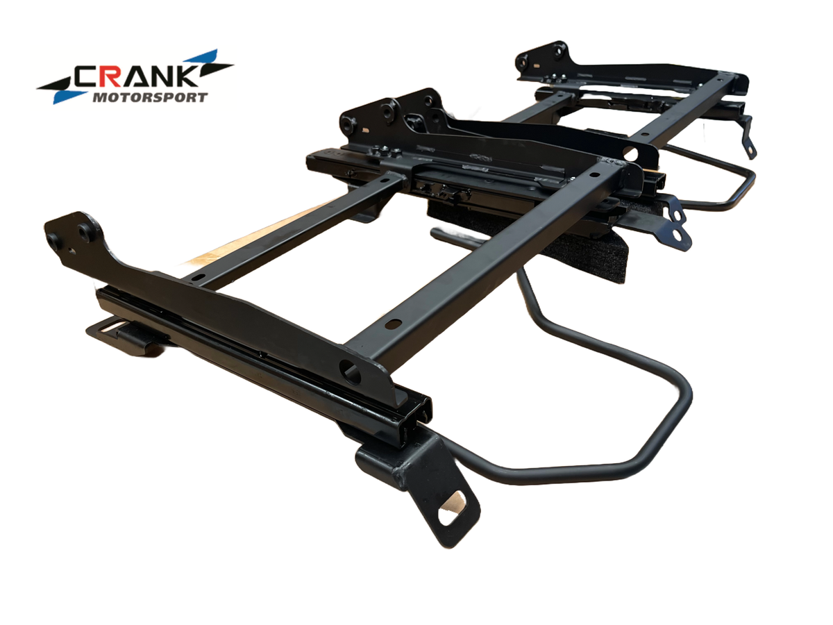 2x Crank Motorsport Nissan Skyline R32–R34 GTR Pair Superlow Seat Rails – Recaro CS / Nismo Compatible