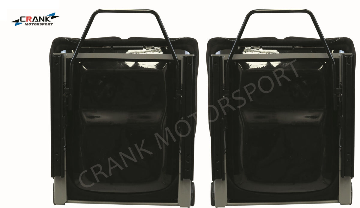2x Crank Motorsport BRIDE Stradia CARBON Alcantara Seat – R34 GTR Compatible – ADR Approved