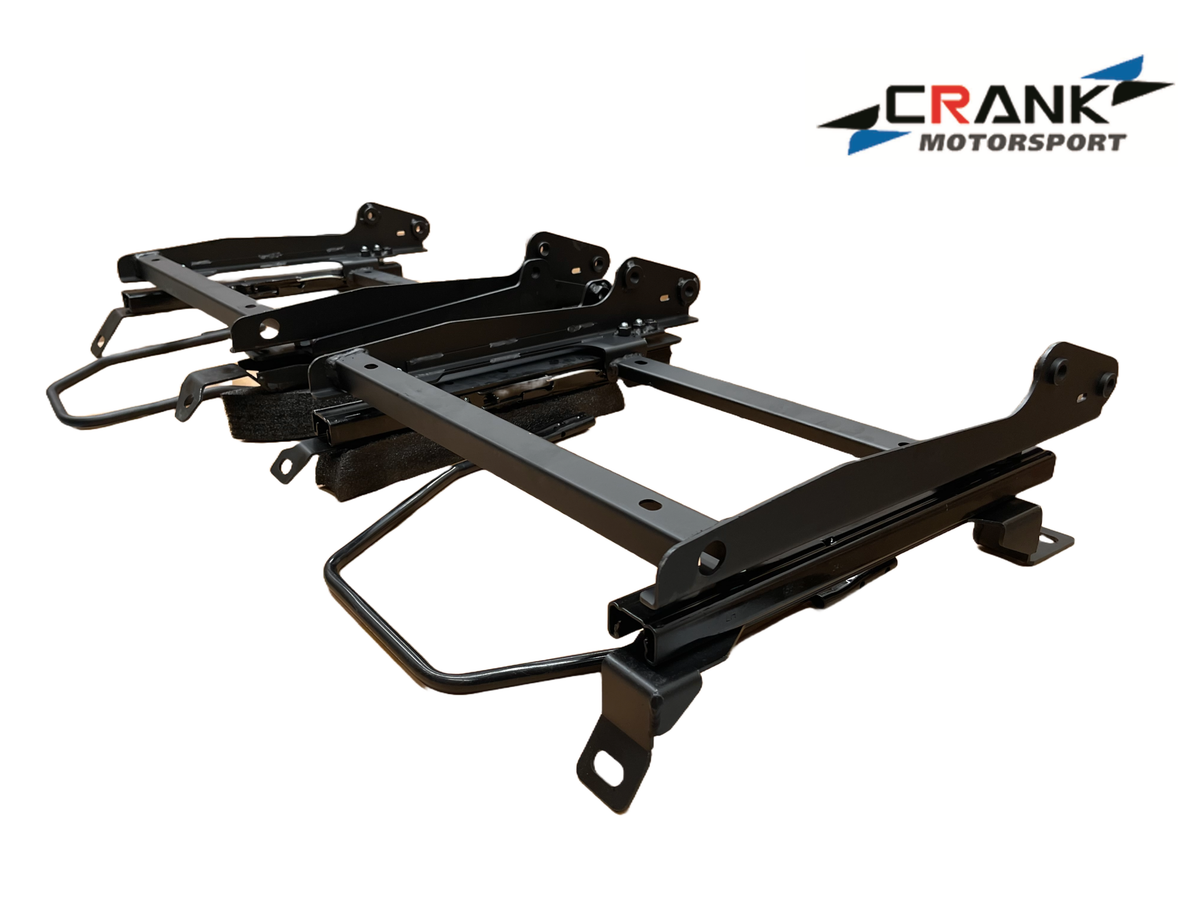 2x Crank Motorsport Nissan Skyline R32–R34 GTR Pair Superlow Seat Rails – Recaro CS / Nismo Compatible