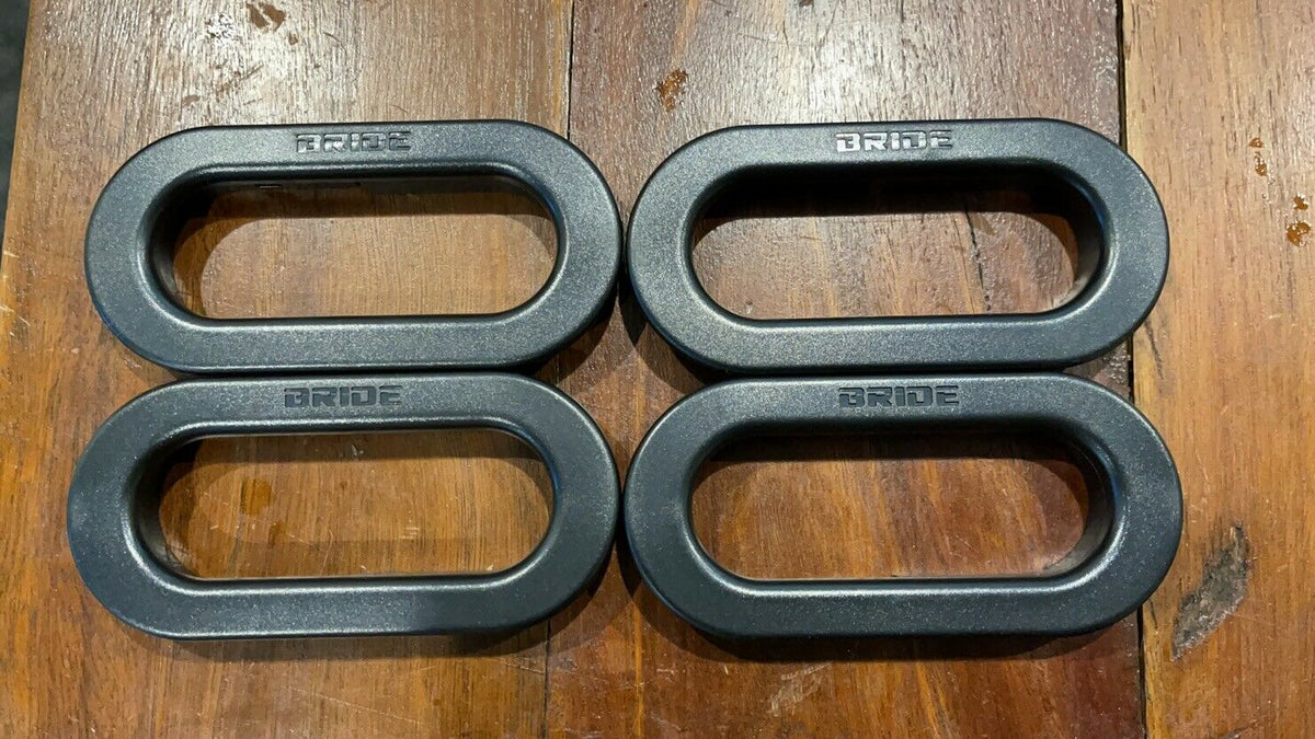 Crank Motorsport Bride Lowmax Seatbelt Hole Caps – Half Cap Set (4 Pieces)