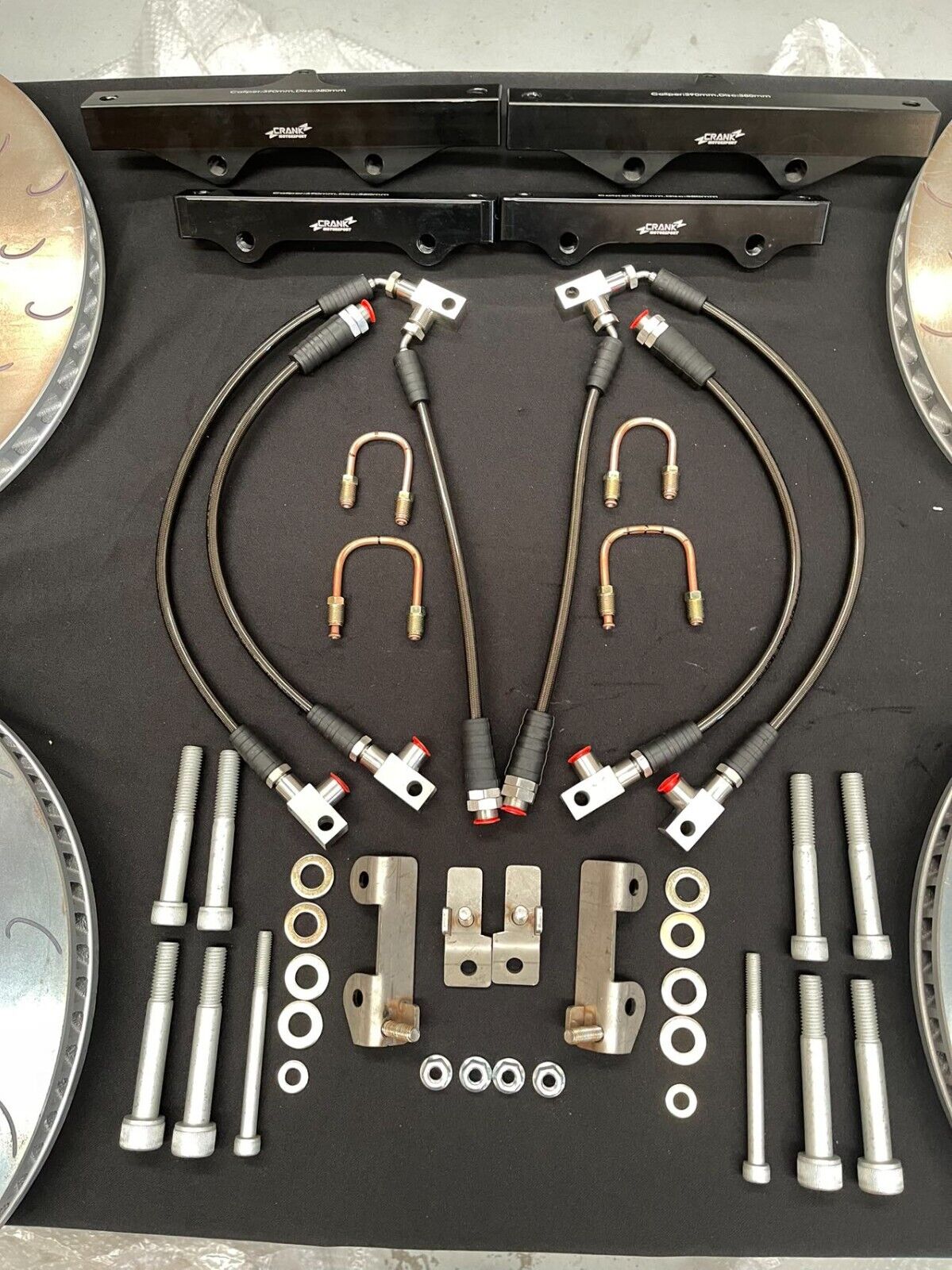 R35 GTR Brake Adapter Kit Hardware – Suits Skyline R32, R33, R34