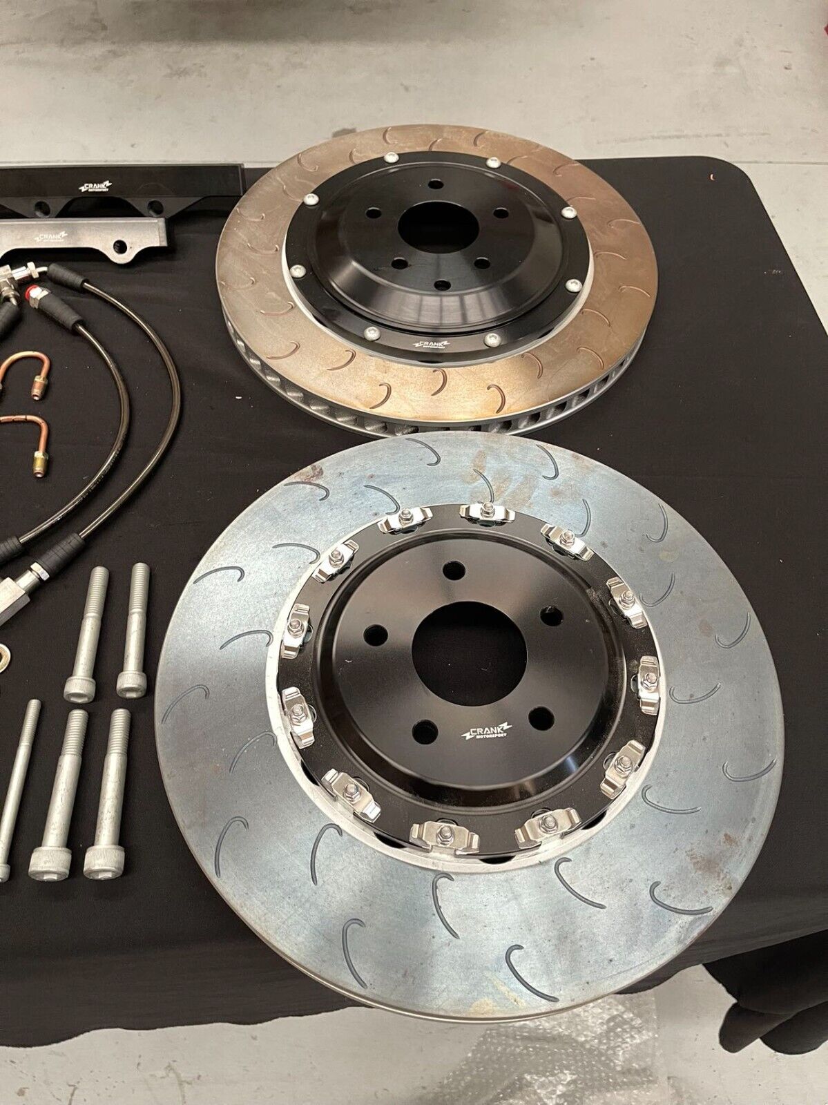 R35 GTR Brake Discs – Front & Rear 380 mm J-Hook (2008–2011 CBA)
