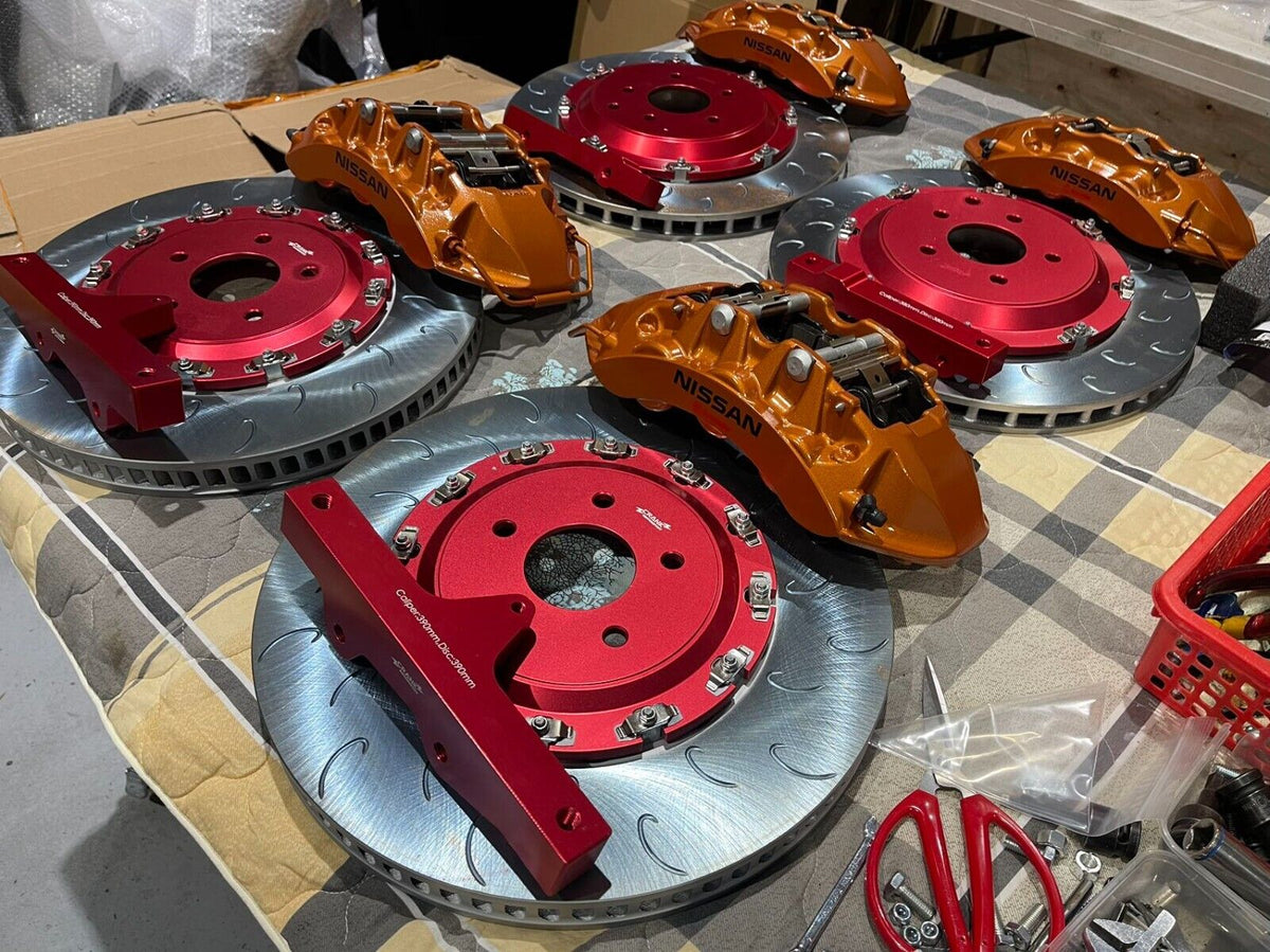 R35 GTR Brake Kit Conversion – Skyline R32/R33/R34 – J-Hook Rotors