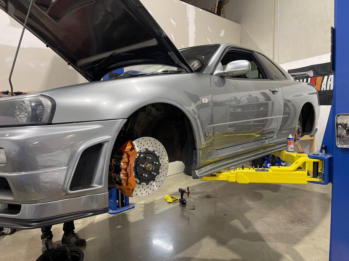 R35 GTR Brake Kit Conversion – Skyline R32/R33/R34 – J-Hook Rotors