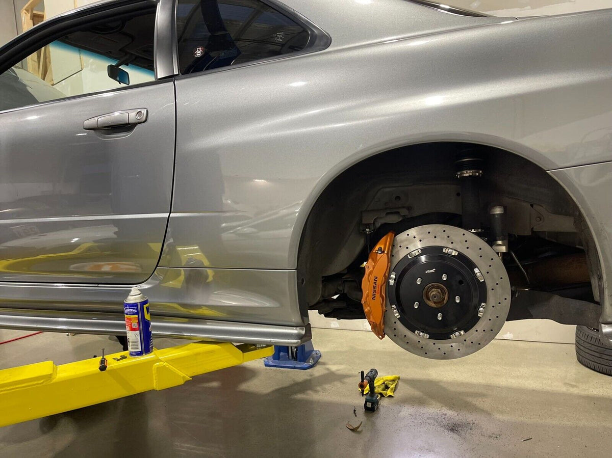 R35 GTR Brake Kit Conversion – Skyline R32/R33/R34 – J-Hook Rotors