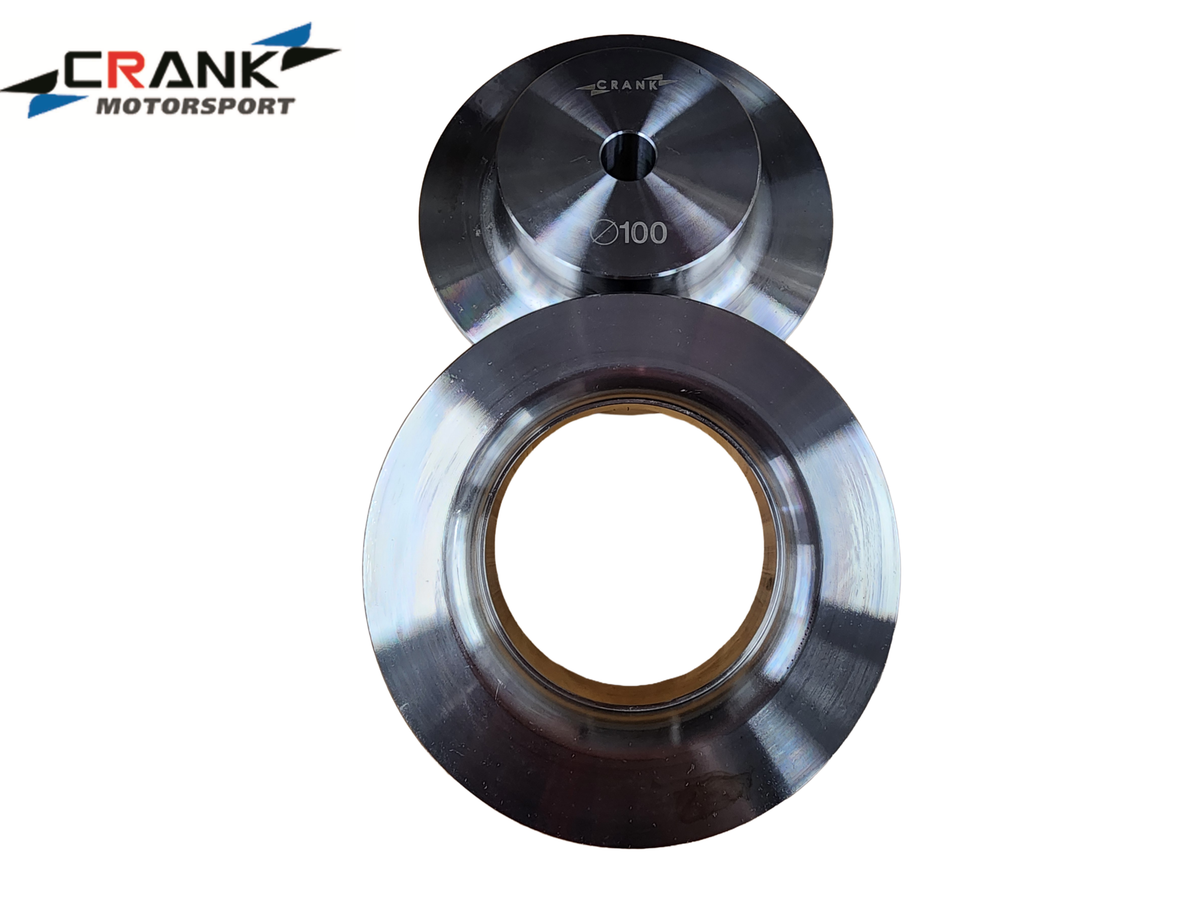 Crank Motorsport Radius Dimple Die Set – 100mm Shaft – 2 Piece – Professional Sheet Metal Tool