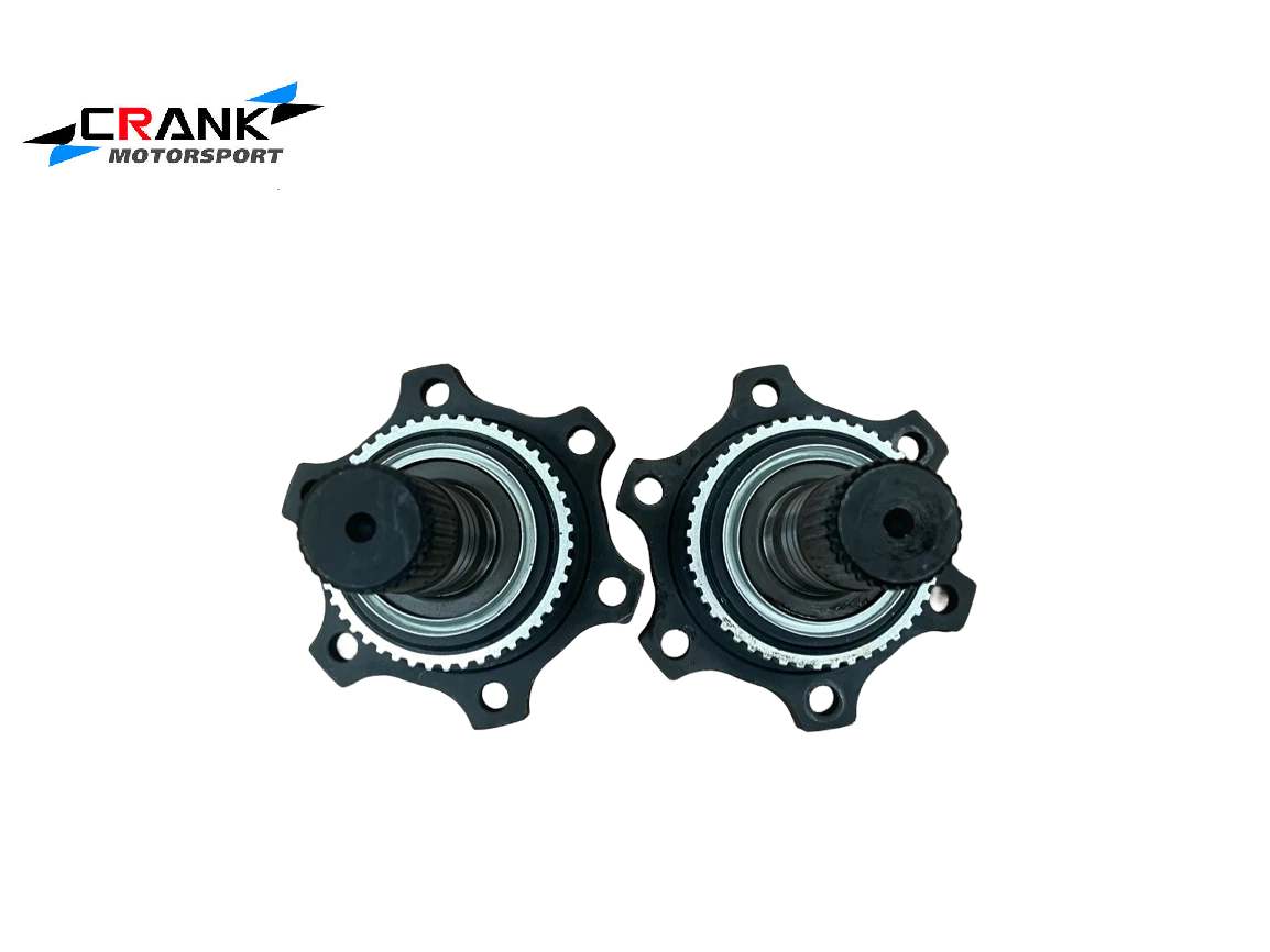 2200HP Rated R200 Billet Stub Axles – 30 Spline Equal Length (Nismo 1.5 & 2-Way LSD Compatible)