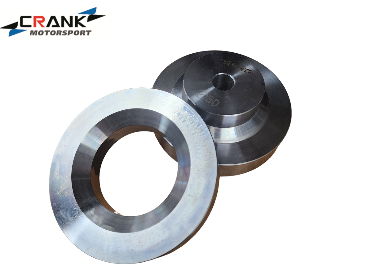 Crank Motorsport Taper Dimple Die Set – 80mm Shaft – 2 Piece – Professional Sheet Metal Tool