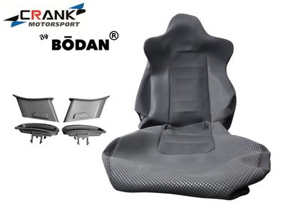 1x Nissan Skyline R34 GTR Vspec I OEM Grey Front Seat Replacement Skin