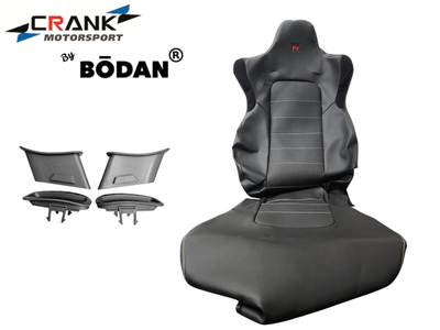 1x Nissan Skyline R34 GTR M-Spec OEM Leather Seat Replacement Skin – Front or Rear
