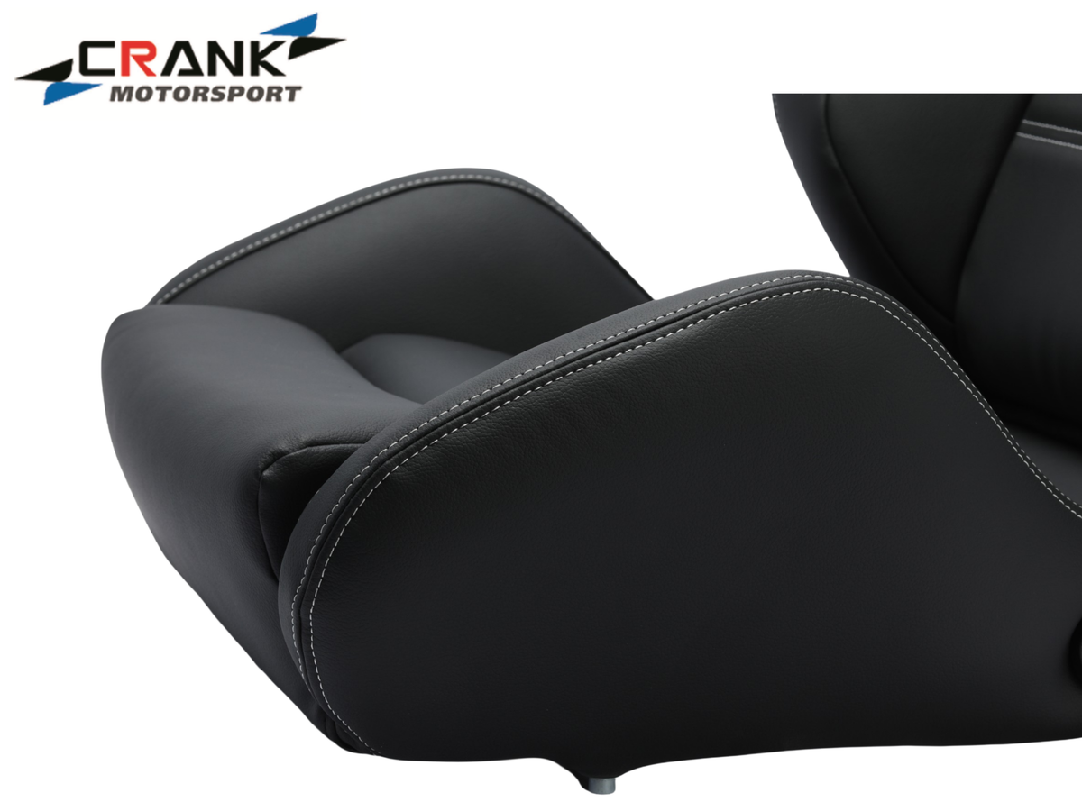 2x SR5 Recaro Style Car Racing Sport Seats – Ultra Durable PVC
