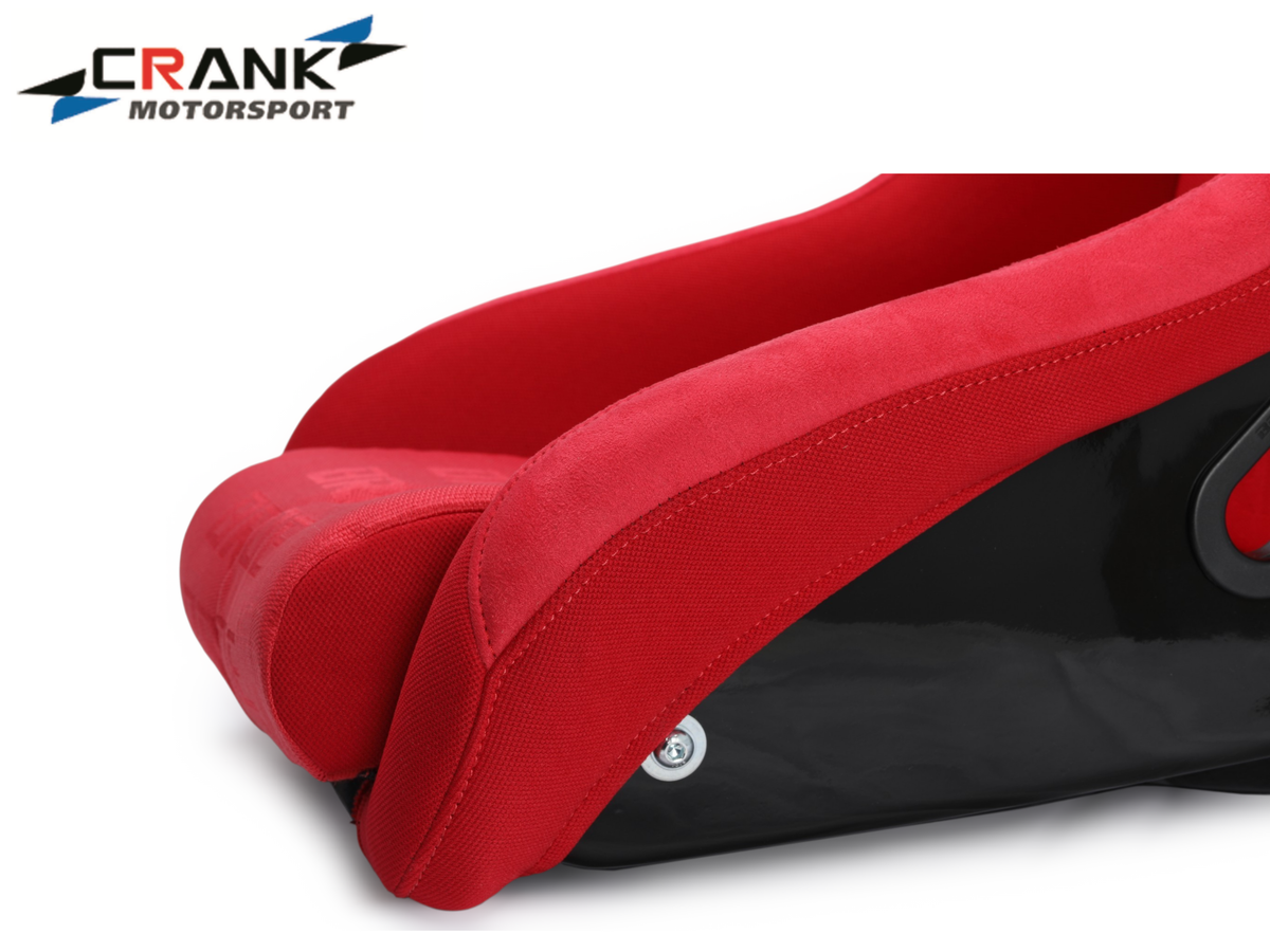 1x Crank Motorsport BRIDE VIOS II Fibreglass Racing Seat – Red, Grey, or Full Black – ADR Approved