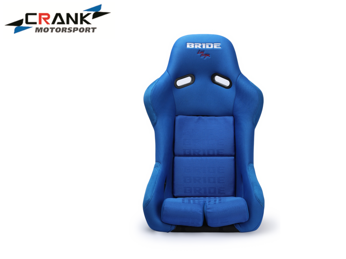 2x Bride VIOS II Style Fixed Back Racing Seats – Blue Fibreglass Low Max