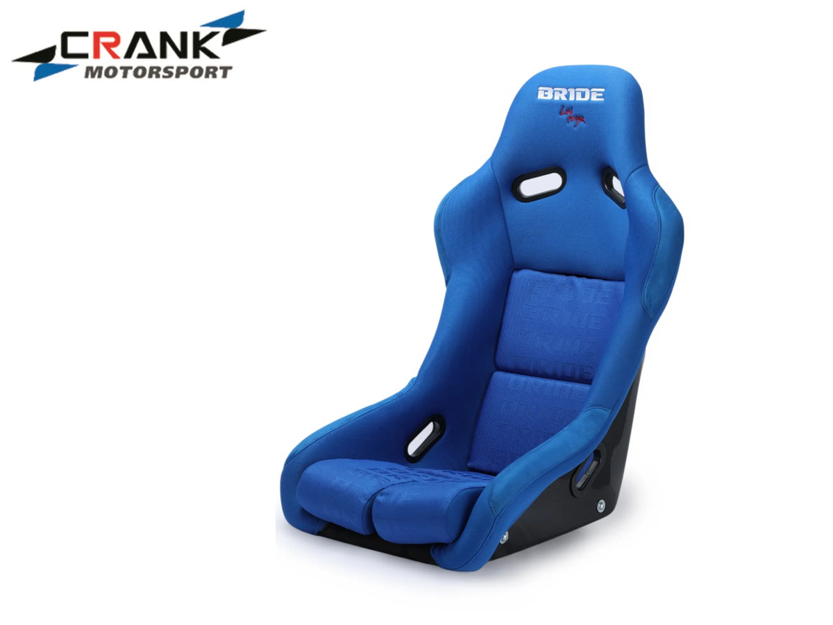 1x Bride VIOS II Style Fixed Back Racing Seats – Blue Fibreglass Low Max