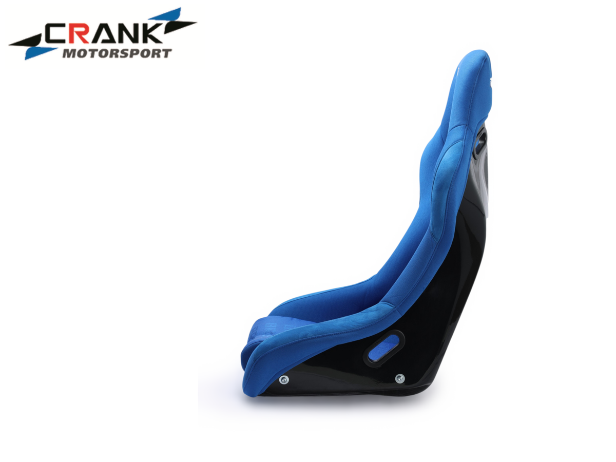 2x Bride VIOS II Style Fixed Back Racing Seats – Blue Fibreglass Low Max