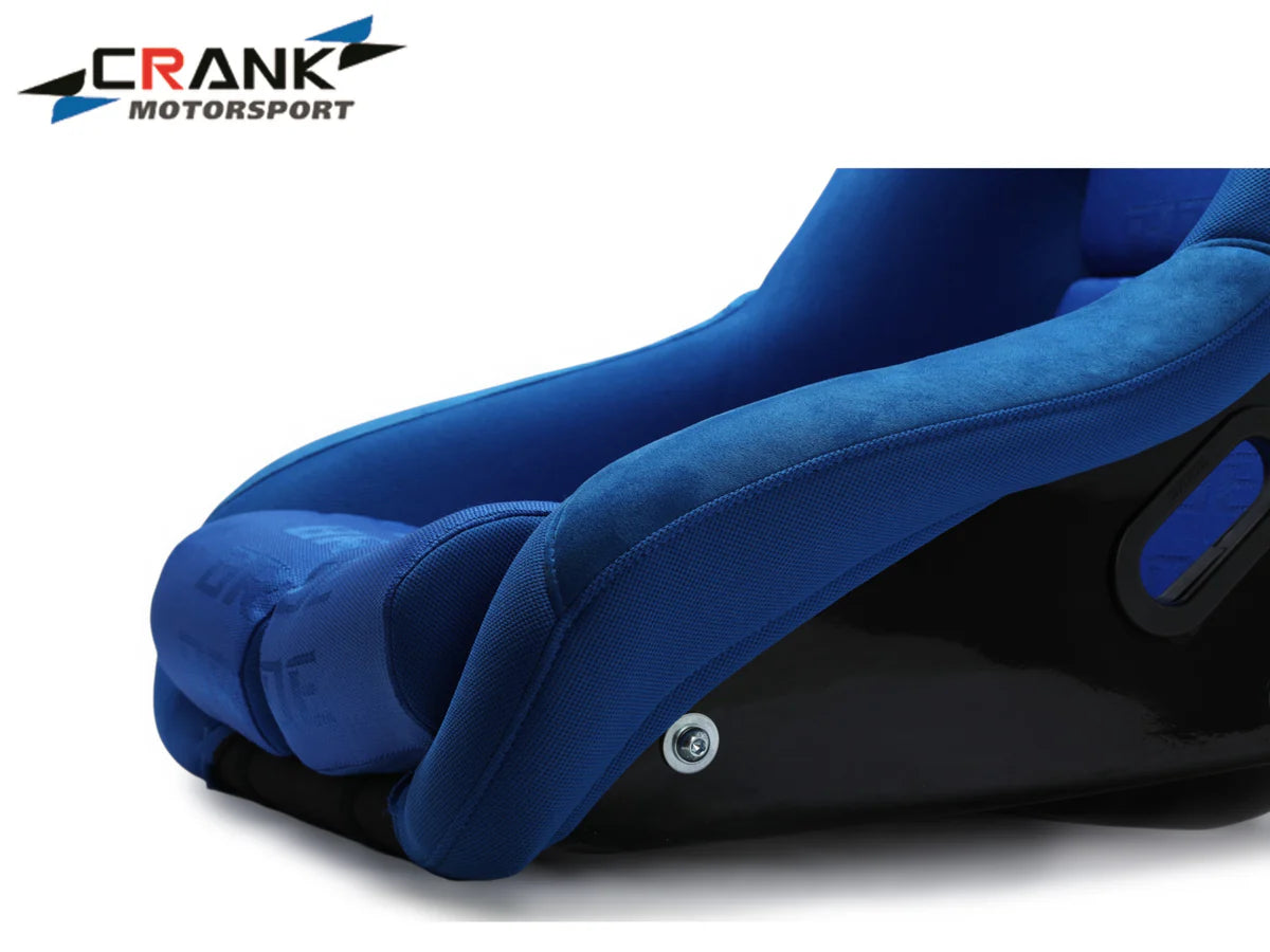 1x Bride VIOS II Style Fixed Back Racing Seats – Blue Fibreglass Low Max