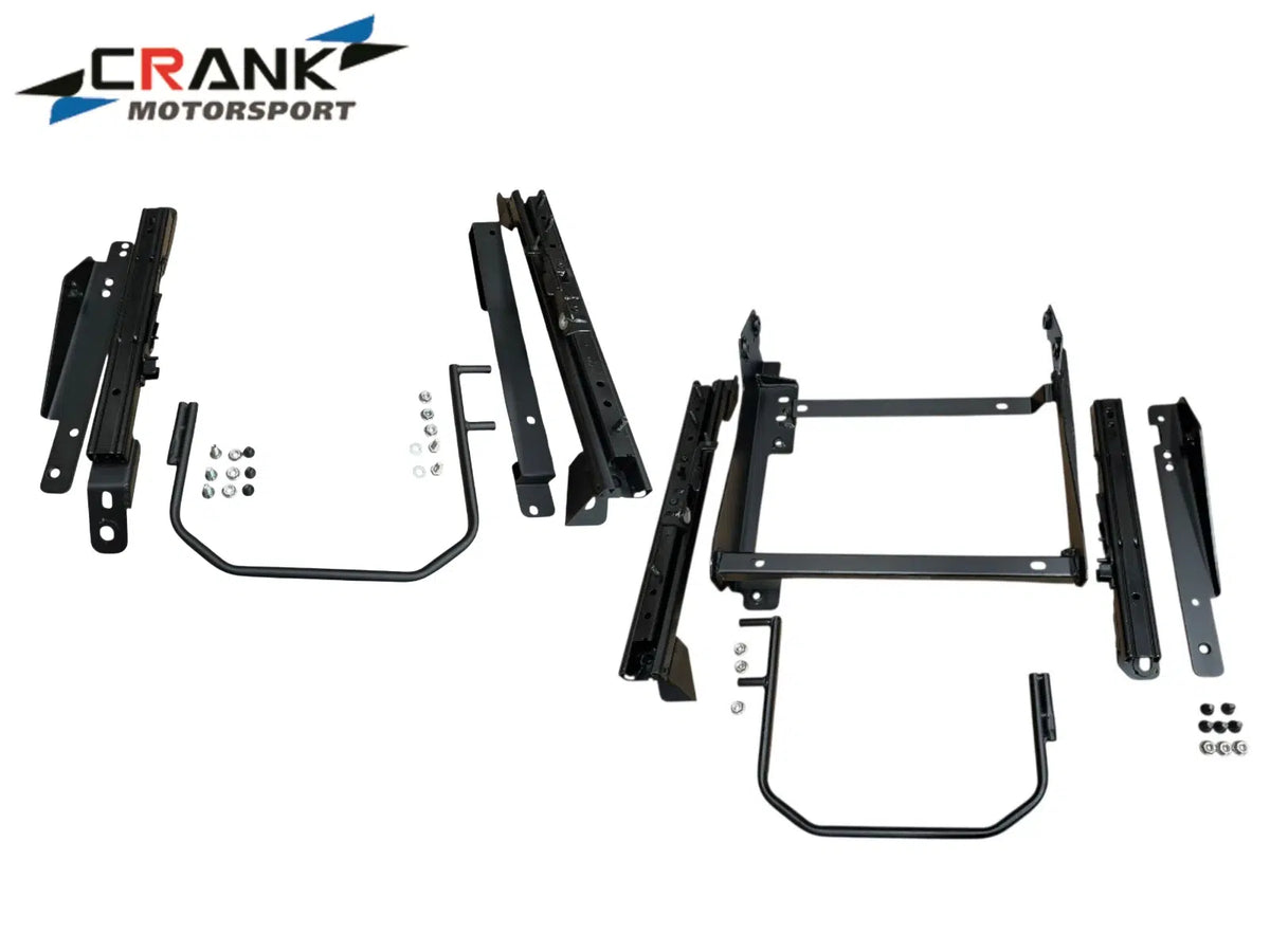 2x Crank Motorsport R35 GTR Pair Superlow Seat Rails – Recaro CS / Nismo Compatible